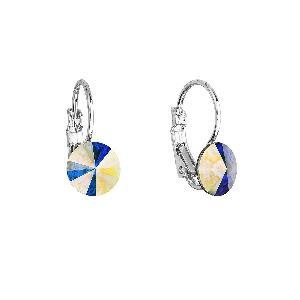 Náunice biutéria so Swarovski kritá¾mi AB efekt okrúhle 51031.2