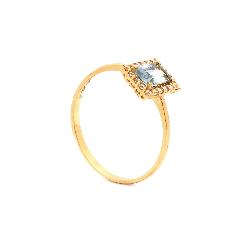 Zlatý zásnubný prsteň CONCHITA